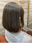 切りっぱなし風 ロブ