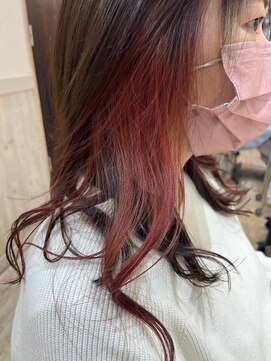 ヘアーアンドメイク エクリ 不動前店(Hair&Make equri) 【2023春夏】インナーカラー・PINKラベンダーブラウン