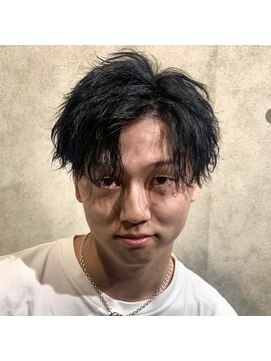 エデンバイトゥルークリエイション(EDEN by True Creation) ツーブロックアップバングツイストスパイラルパーマ無造作波巻き