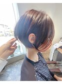 大人の上品 ショートボブ 宇都宮ショート