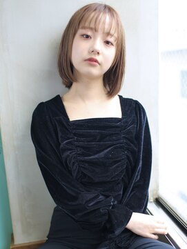 バース(BIRTH) 天神【BIRTH】パールベージュ×フェミニン×切りっぱなしボブ10