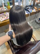 ラ メール ヘア デザイン(La mer HAIR DESIGN)&nbsp;艶髪/ブルーブラックカラー/バイカルテトリートメント