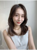似合わせ小顔カット×くびれミディ 韓国ヘア 髪質改善
