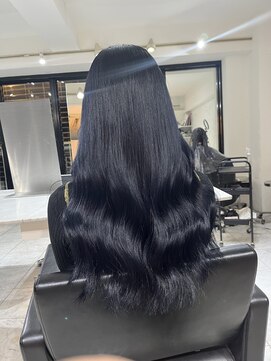 ブレンド 渋谷(BLend) 【Blend渋谷】大人気透明感ブルーブラックカラー　髪質改善