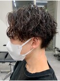 センターパート/波巻き/ハイライト/マッシュパーマ/ウルフ