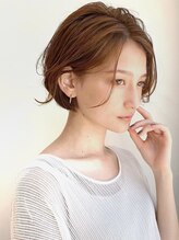 バサ 野方店(BASSA) カジュアルショートボブ,グレーべージュ【BASSA野方,都立家政】