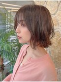 20代30代40代50代レッドブラウンイメチェン似合わせカット
