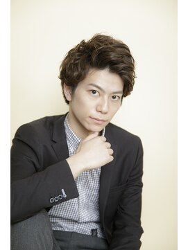 ルルディ バイ アフロディーテ銀座(luludi by APHRODITE) ハイライト/マッシュパーマ/ウルフ/アッシュブラック/銀座