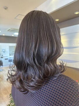 ルシード スタイル レクラ 栄生店(L'UCIDO STYLE L'eclat) 白髪ぼかしハイライト