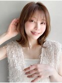 似合わせカットエアリーカール前髪イメチェン20代30代40代◎