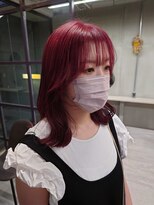 ピンク バイ アンジェリカ 瓢箪山店(PINQ by ANGELICA)&nbsp;#PINQ　#レイヤーカット　#ピンク