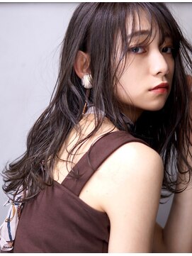 ホヌア(hoNua.) 【hoNua.】ゆる巻きロングヘア チョコレートブラウン 20代30代