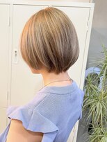 アンジェリカ 立町店(ANGELICA)&nbsp;ミルクティーベージュ　大人丸みショート