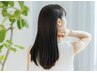 カット＋髪質改善ストレート＋内部補給トリートメント+炭酸バブル 16,640円