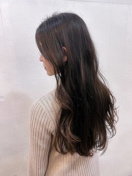 ファルベ(Farbe) くびれ アプリコットオレンジ 夏のヘアアレンジハイライトカラー
