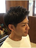ツーブロック×ナチュラル　大人ツーブロックショート！