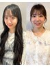 【ジュニアスタイリスト担当クーポン】　カット＋オーガニックカラー　￥5500