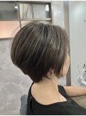 ☆ふんわりハイライトでつくる、軽やかナチュラルショート☆