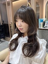 ロンド メリー 大宮(Lond merry) 姫カットレイヤー/マロンベージュ/韓国風巻き/顔周り/前髪/大宮