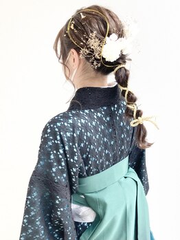 《仙台駅5分》卒業式のご予約受付中◎着付け・ヘアセット・メイク、一生の特別な日をshii..で*