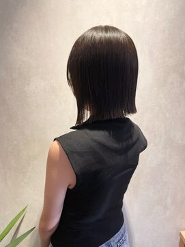 髪質改善/顔周りレイヤーカット/グレージュ[千葉/千葉駅]