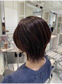 透明感カラー×ウルフヘア