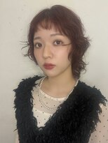 クーエフー(coo et fuu) 小顔冬カラー愛されショートボブヘーゼルブラウン大人可愛い