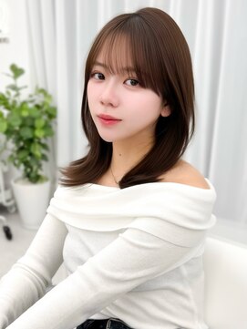 アマトウキョウスマートサロン(AMA TOKYO×Smart Salon) くびれレイヤー/顔まわりカット/レイヤーカット/小顔ヘア