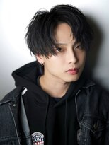 ルーシー 渋谷(LUCEY) センターパートフェザーパーマシャドウパーマメンズパーマ