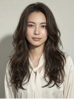 バーシャミ 博多(Baciami)&nbsp;くびれミディアムレイヤーカットデジパカーテンバング酸性パーマ