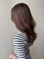 ビューティーサロン ペイジ(Peige)&nbsp;【Peige】上品なプラチナピンクミディアムヘア