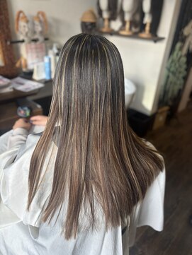 ヘアクリニックサロン アゲート(Hair Clinic Salon Agate) 白髪ぼかしハイライト