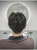 [飯田橋/メンズパーマ] 刈り上げ メンズショート ビジネスヘア