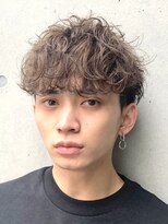 フィフス 大分(fifth)&nbsp;大分シャドウパーマメンズカットラウンドマッシュツーブロック