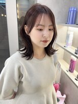 ジーナ 近鉄奈良(Zina)&nbsp;くびれヘア/暖色ブラウン/近鉄奈良/学割/レイヤーカット