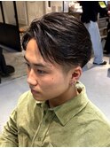 調布メンズパーマニュアンスパーマフェザーパーマセンターパート