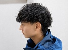 メンズサロンCO：Aメンズカット/メンズパーマ/眉毛/ハイライト【7/31OPEN（予定）】の雰囲気（シャドウパーマ柔らかな動きと束感で、自然な雰囲気を引き出す）