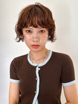 トゥコ(tuco) ニュアンスパーマ/ブラウンカラー/くせ毛風パーマ/ショート/ボブ