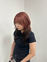 ビーグレイス 美濃加茂店(be Grace)&nbsp;ピンクデザインカラー×20代ウェーブスタイル