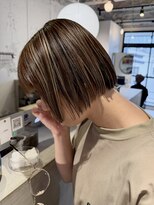 ルーム(Loom.) コントラストハイライト デザインカラー ハイライトボブ