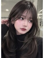 ベル 新宿(Belle)&nbsp;大人ヘア　レイヤーカット　韓国ヘア　グレージュ　新宿