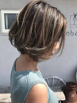 ヘアサロン コバコ(hair salon cobaco)&nbsp;ボブバレイヤージュミルクティーカラー