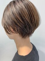 テトヘアー(teto hair) 丸みボブ、ショートボブ、グレージュ、ナチュラル