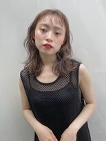 プレスドットサロン 表参道 青山(Press. Salon) イメチェン/ブリーチ無しミルクティーベージュカラー/表参道青山
