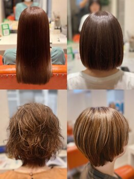 シエル cielの写真/【髪質改善特化サロン】ケアから始まるデザイニングで、色味も質感もツヤ感もUP！毛先まで潤うヘアに♪