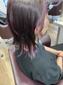 ファム(femme) ラベンダーフレーミングカラー