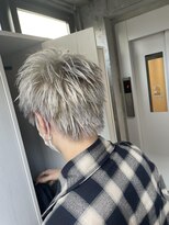 スパイキーショート/ホワイトカラー/メンズショート