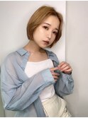 イメチェン！ハイトーン韓国風ボブ