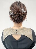 くびれヘアアプリコットオレンジ夏ヘアハイライトカラー
