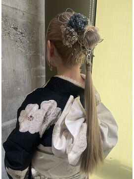 ガルボ ヘアー(garbo hair) 卒業式セット卒業式ヘアアレンジ10代20代